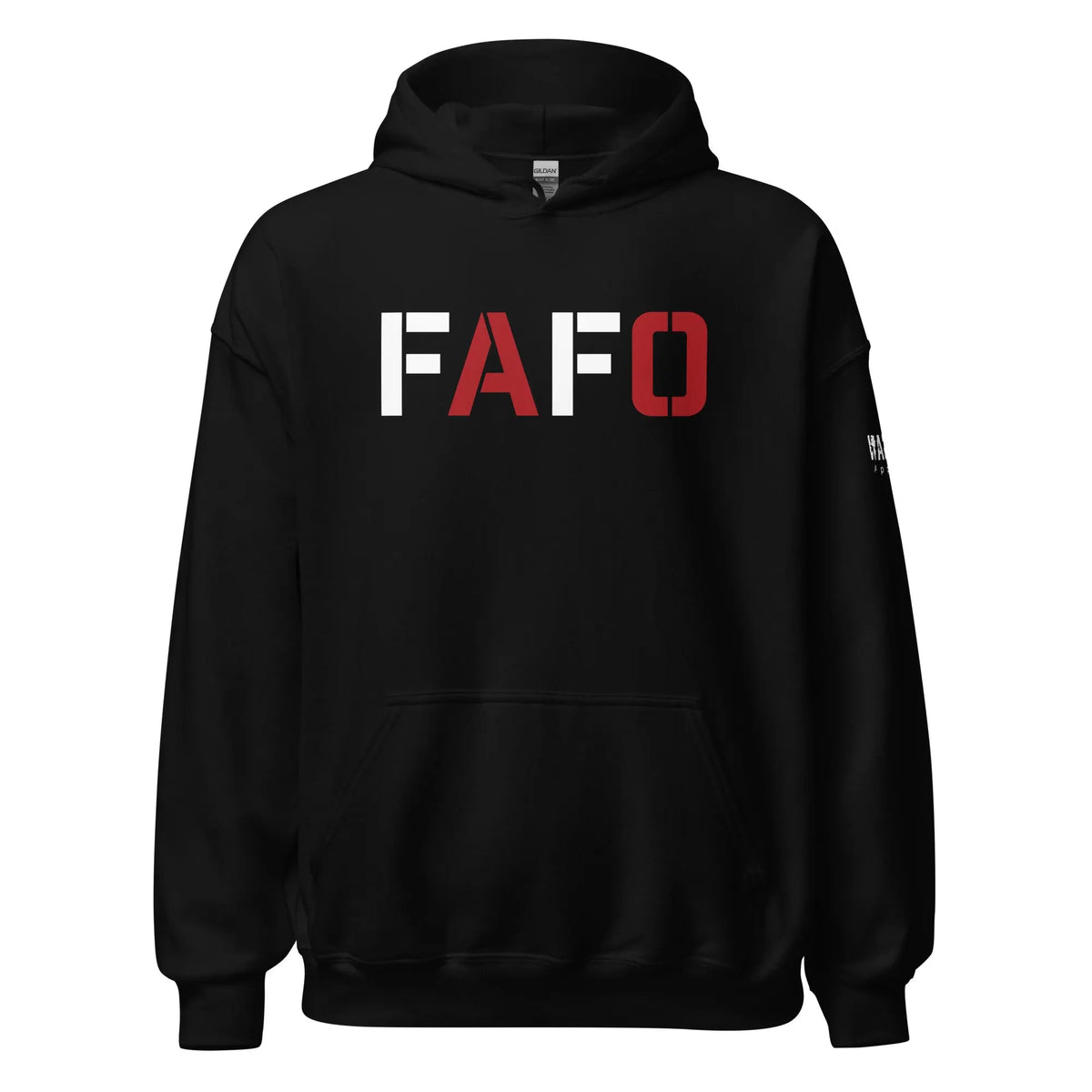 47.99 "FAFO" Unisex Hoodie WarTex Apparel Black-5XL