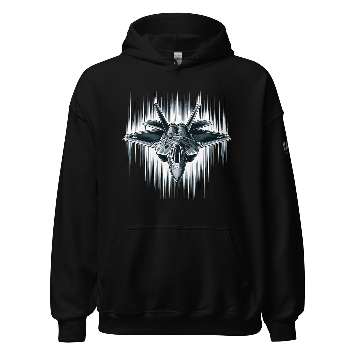 45.99 F-22 Raptor Unisex Hoodie WarTex Apparel Black-5XL