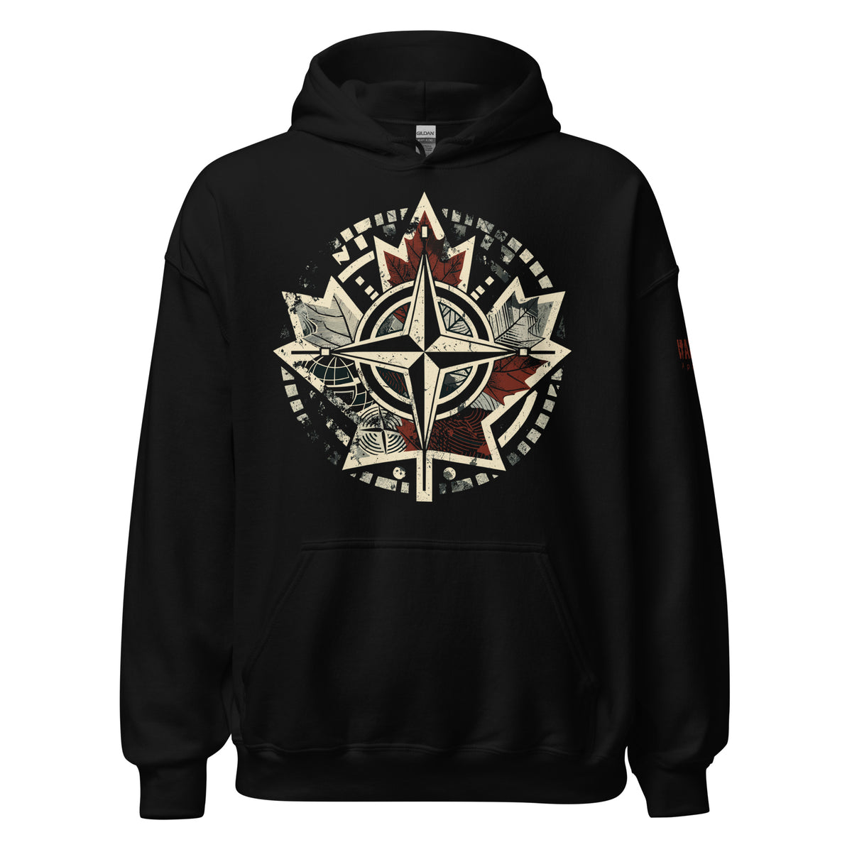 45.99 NATO Canada Unisex Hoodie WarTex Apparel Black-5XL