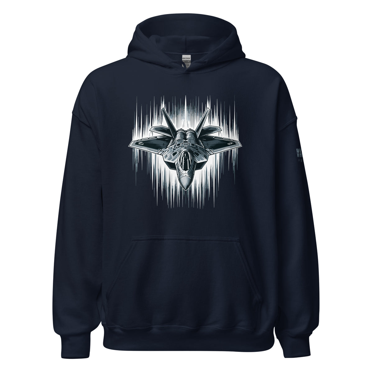 45.99 F-22 Raptor Unisex Hoodie WarTex Apparel Navy-5XL