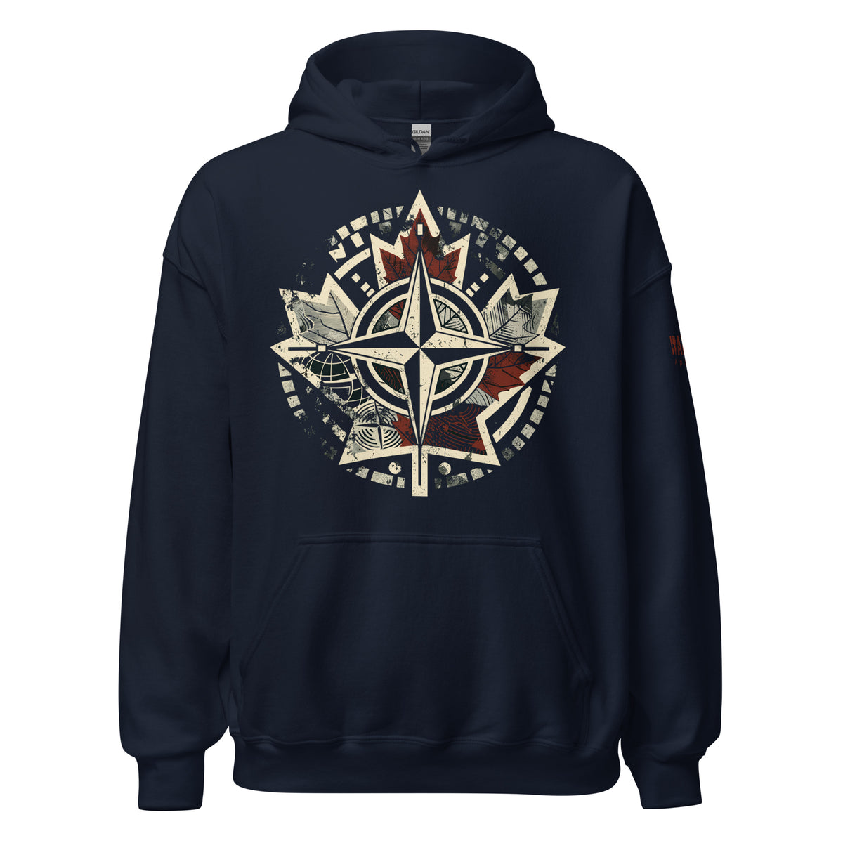 45.99 NATO Canada Unisex Hoodie WarTex Apparel Navy-5XL