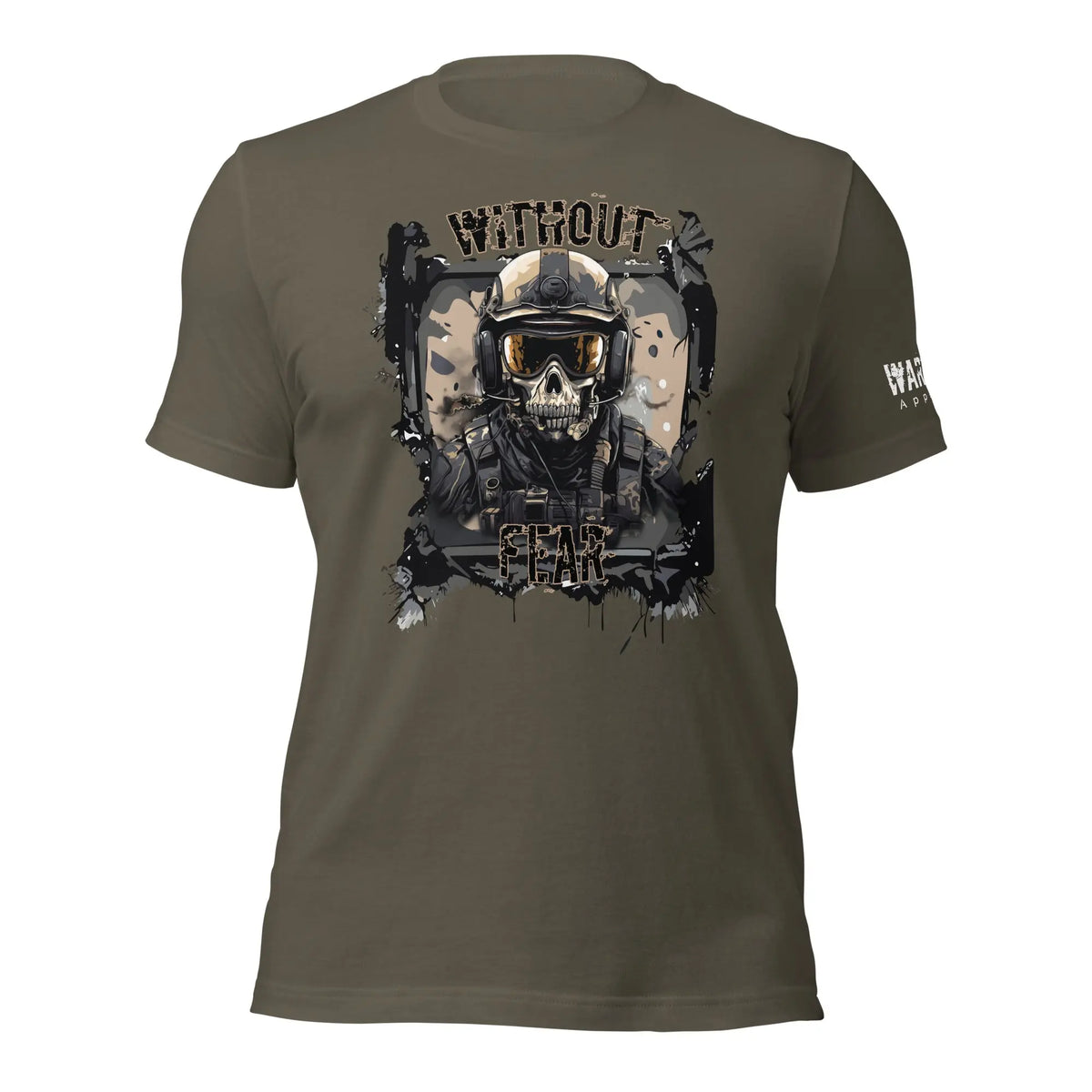 29.99 Without Fear Unisex T-shirt WarTex Apparel Army-4XL