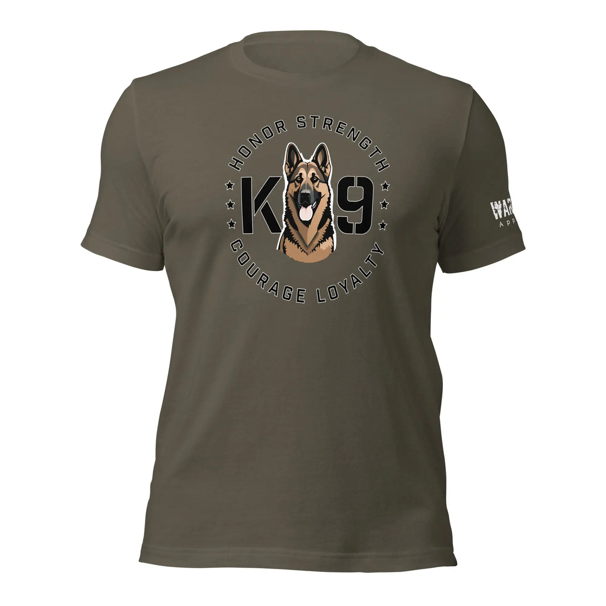 29.99 K-9 Loyalty Unisex T-shirt WarTex Apparel Army-4XL