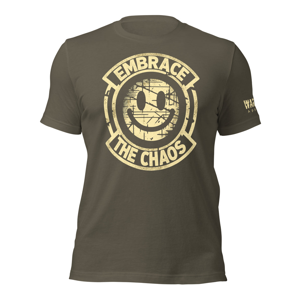 28.99 Embrace the Chaos Unisex T-shirt WarTex Apparel Army-4XL