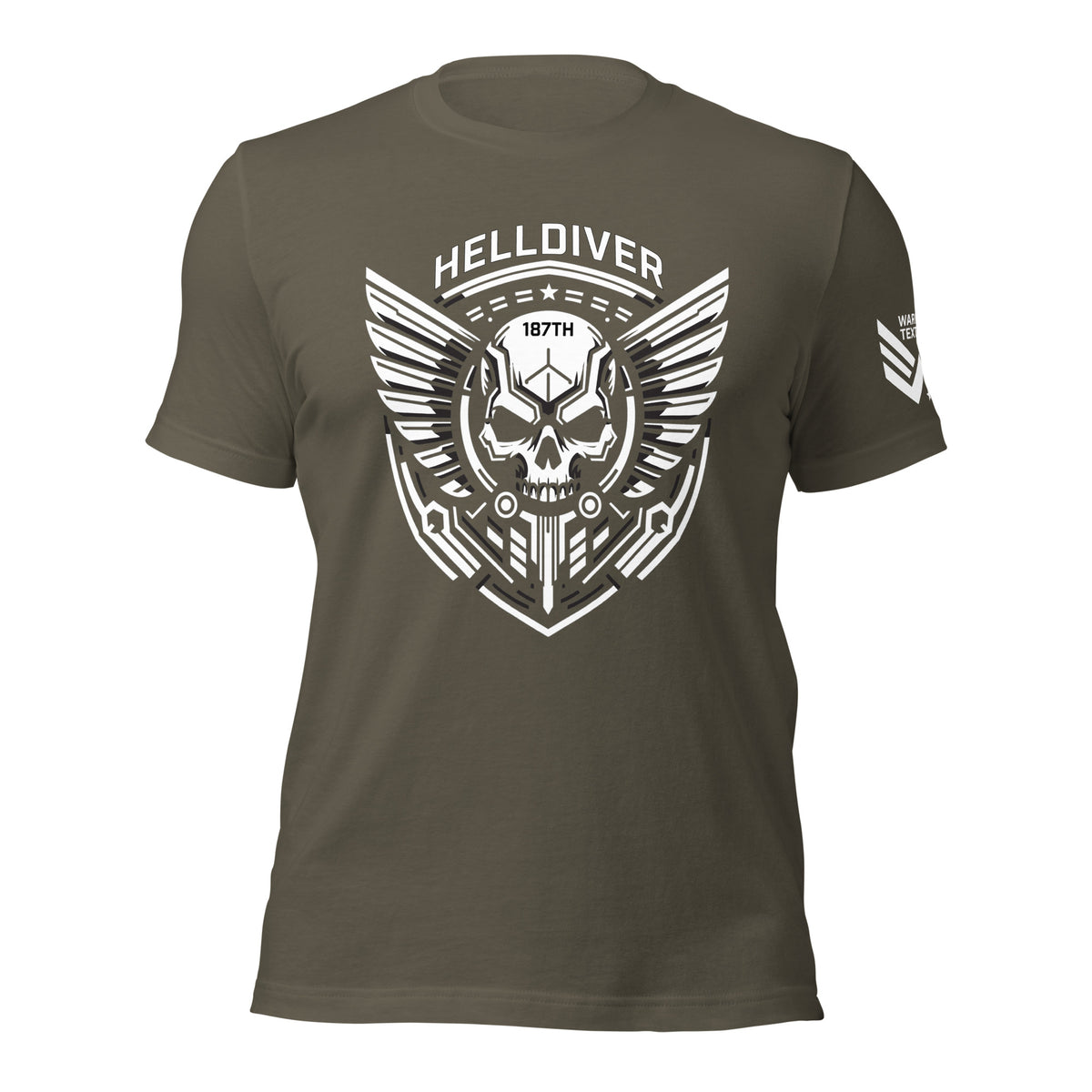 29.99 187th HELLDIVER Regiment Unisex T-shirt WarTex Apparel Army-4XL