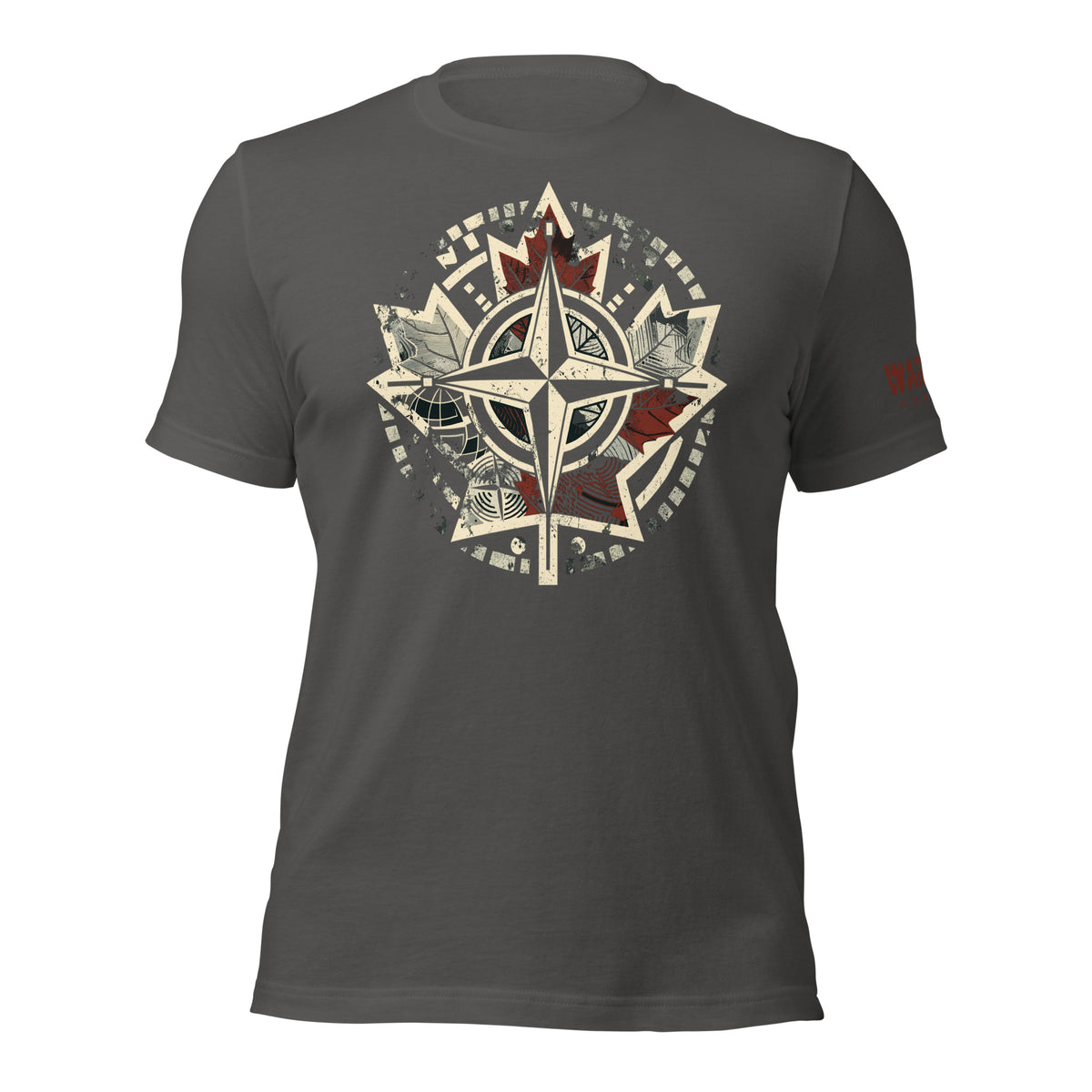 29.99 NATO Canada Unisex T-shirt WarTex Apparel Asphalt-4XL