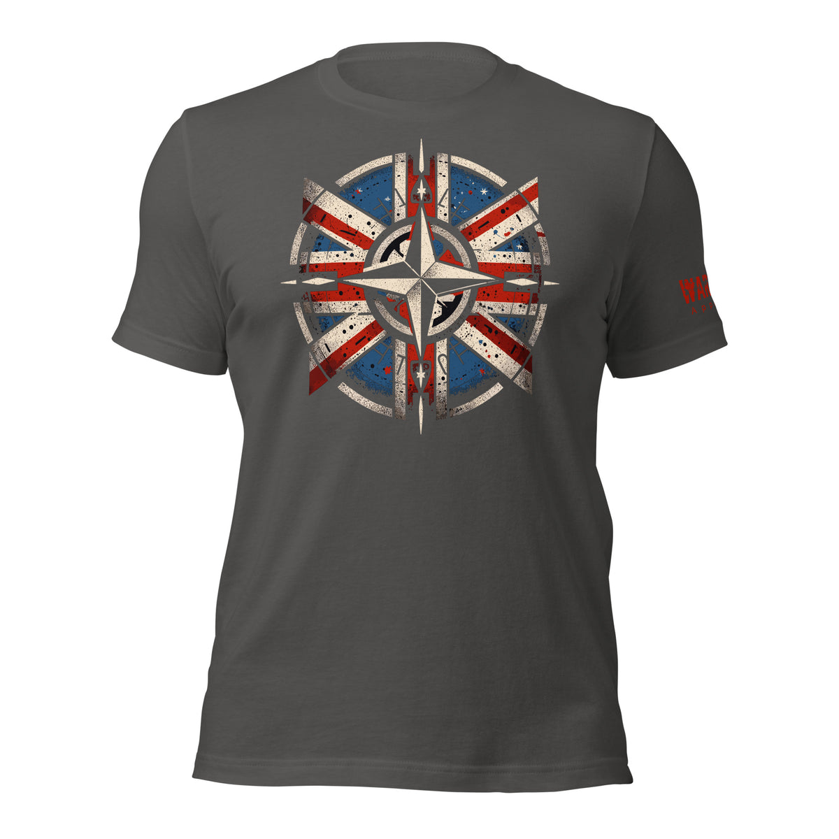 29.99 NATO United Kingdom Unisex T-shirt WarTex Apparel Asphalt-4XL