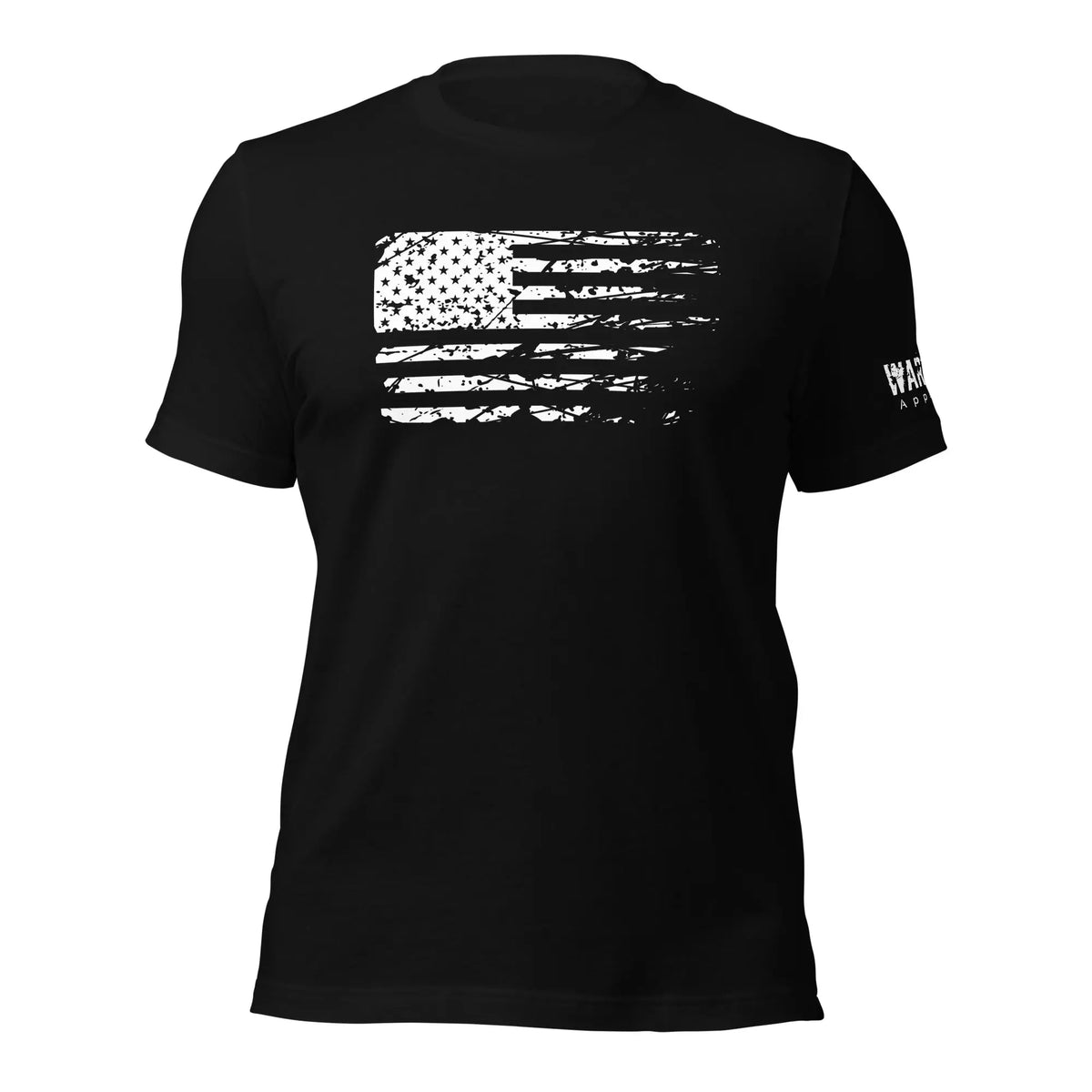 29.99 American Through and Through Unisex T-shirt WarTex Apparel Black-4XL