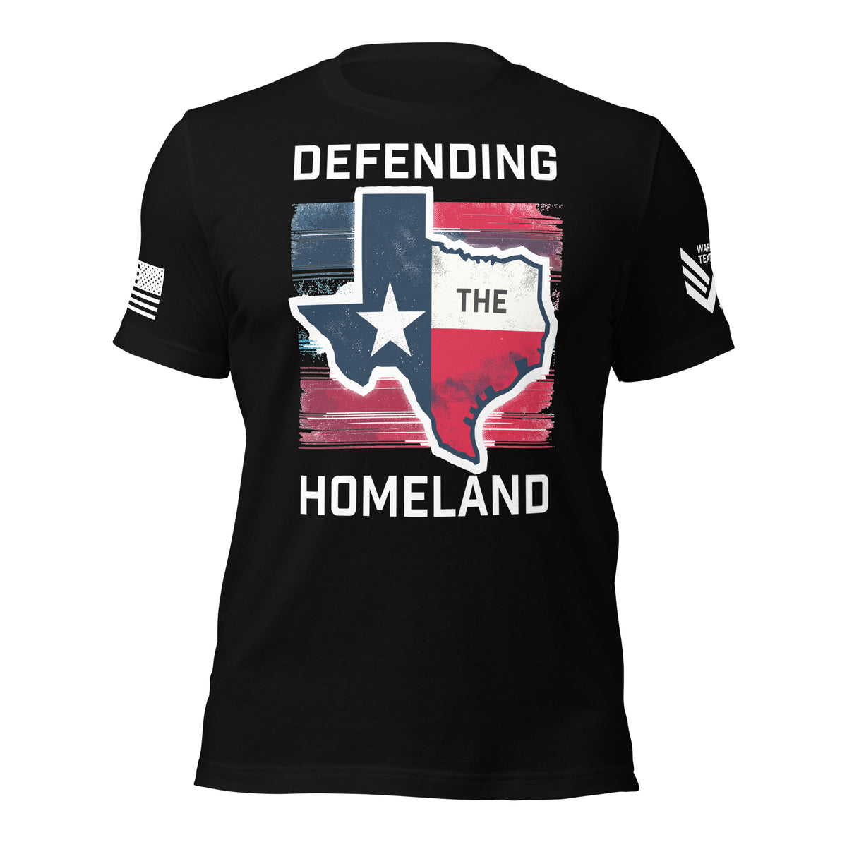 30.99 Texas: Defending the Homeland Unisex T-shirt WarTex Apparel Black-4XL