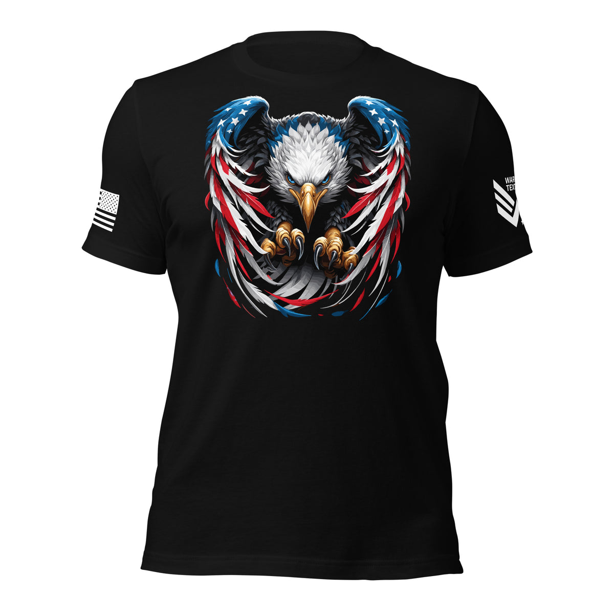 29.99 Defending Freedom T-shirt WarTex Apparel Black-4XL