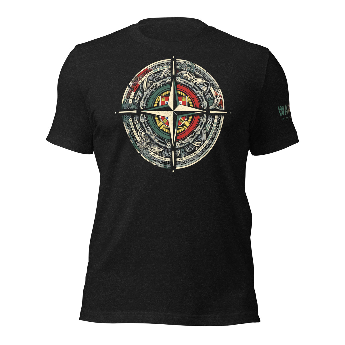 29.99 NATO Portugal Unisex T-shirt WarTex Apparel Black-Heather-4XL