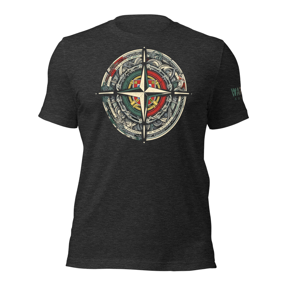 29.99 NATO Portugal Unisex T-shirt WarTex Apparel Dark-Grey-Heather-4XL