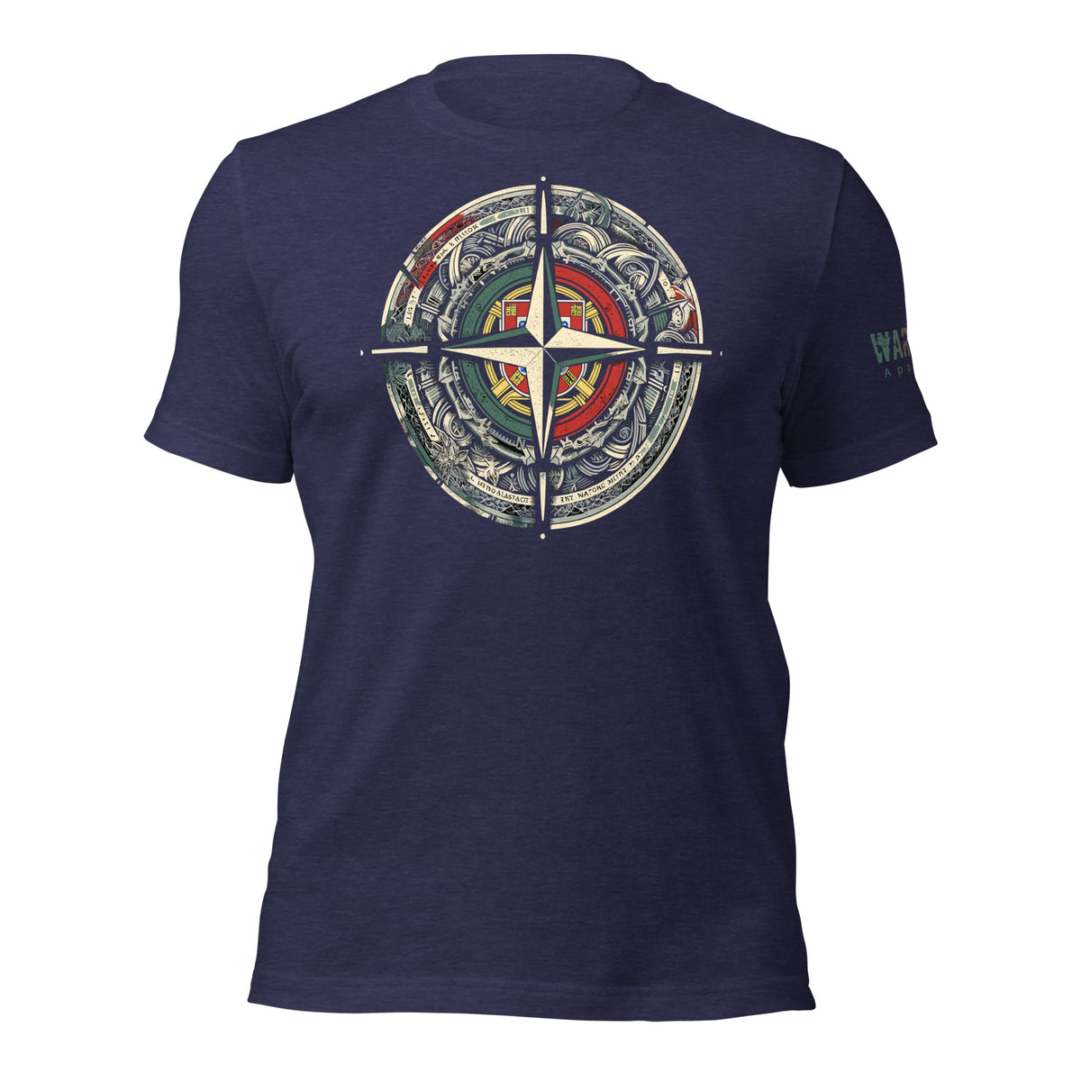 29.99 NATO Portugal Unisex T-shirt WarTex Apparel Heather-Midnight-Navy-4XL