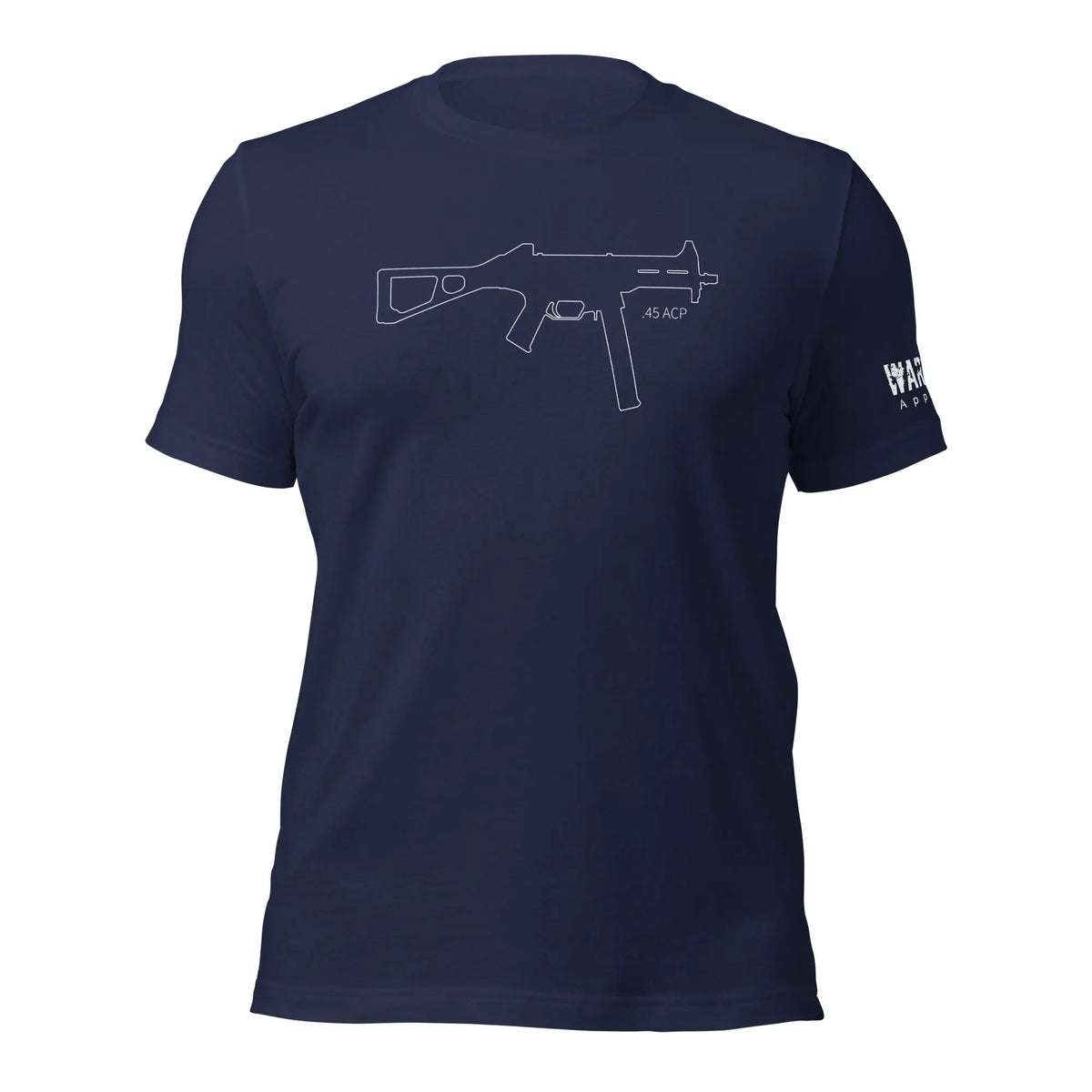 28.99 45ACP Signature Light Unisex T-shirt WarTex Apparel Navy-4XL