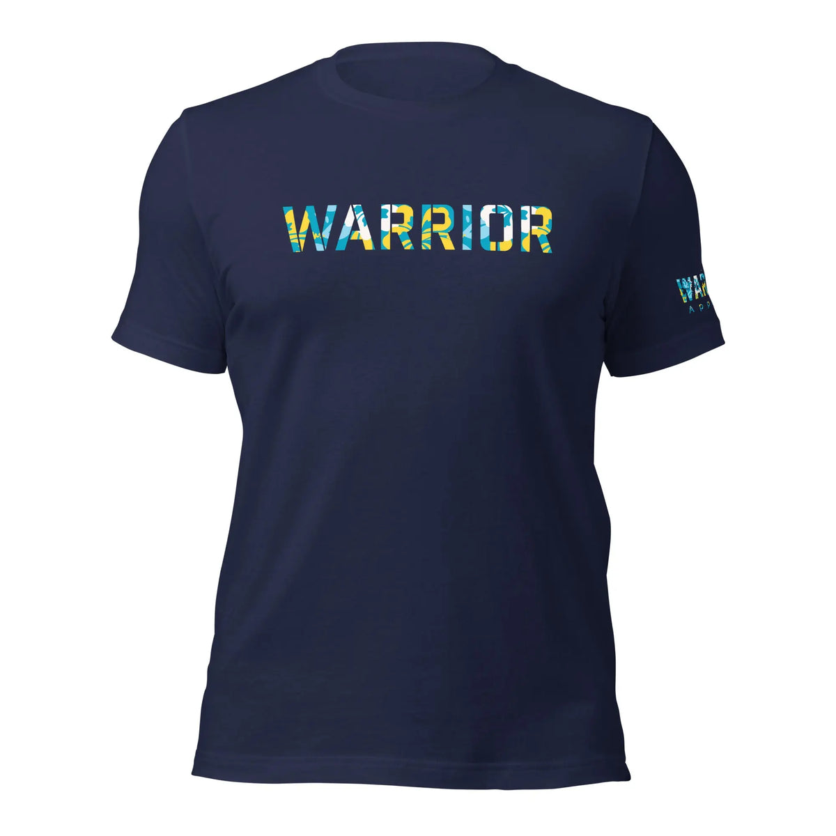 30.99 Tropical Warrior Unisex T-shirt WarTex Apparel Navy-4XL