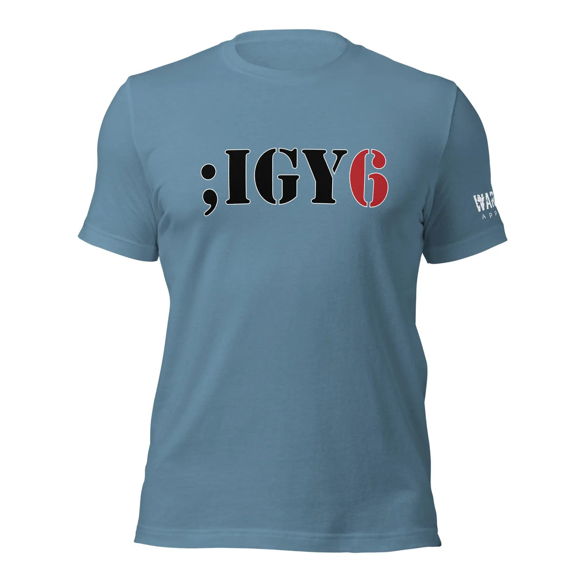 30.99 I Got Your Six Unisex T-shirt WarTex Apparel Steel-Blue-4XL